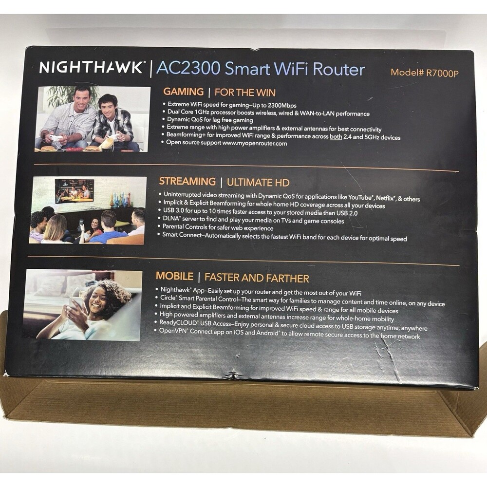 NETGEAR Nighthawk R7000P AC2300 MU-MIMO Smart WiFi Router Tested - Picture 4 of 5